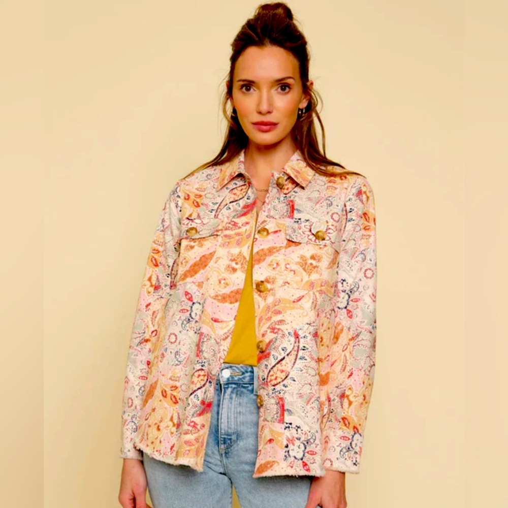 Mystree paisley Jean jacket